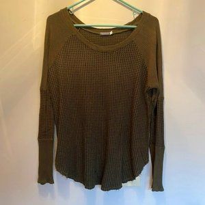 Earthbound Trading Company checkered sweater